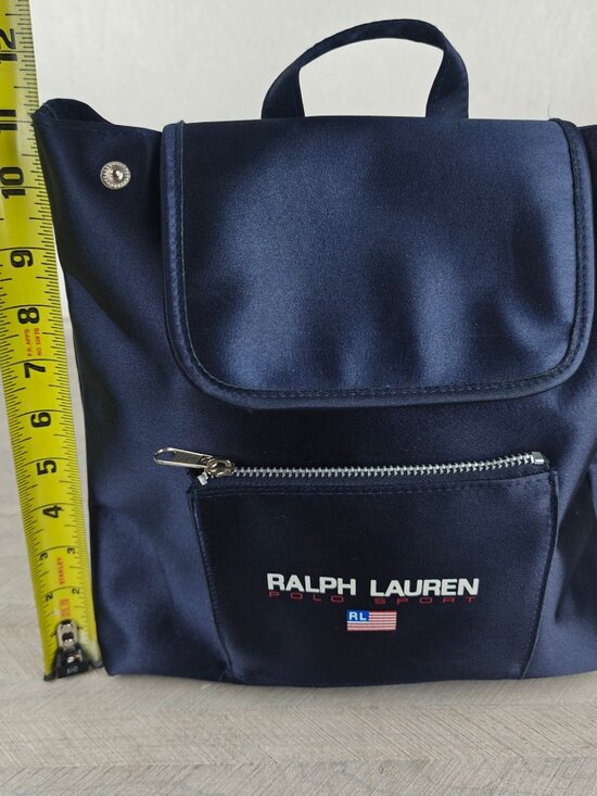 Ralph Lauren Polo Sport Backpack Bag Navy Nylon Adjustable Lightweight Style main image 4